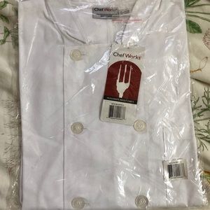 White chef Coat BRAND NEW